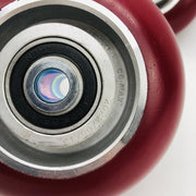 2pk Colson CG-Max Caster Wheel 5 x 2 Polyurethane On Aluminum Maroon 1000lb Capa 7