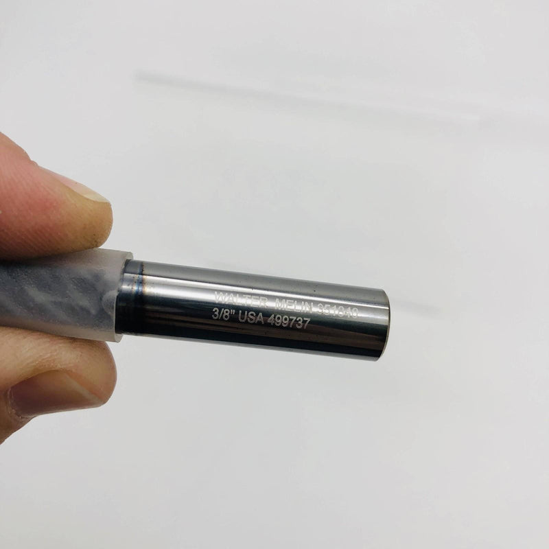 Melin 351840 End Mill MNI7H-S-0375-R060-C3 3/8 Dia 1/2 LOC 2 OAL 7 FL TixCo Coat 6