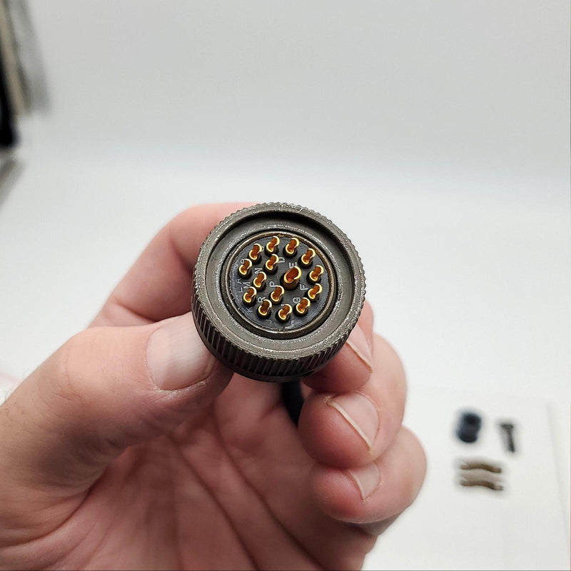 ITT Cannon 26482 Circular Connector 15 Solder Contact IP67 Mil Spec KPT06F14-15S 3