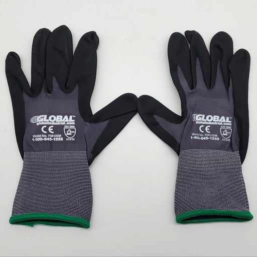 Global Industrial Micro-Foam Nitrile Coated Nylon Gloves Size Medium 708122M 2