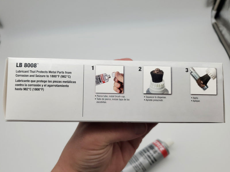 Loctite LB 8008 Anti-Seize Lubricant C5-A Copper Based 7 Fl Oz w/ Brush Top 3