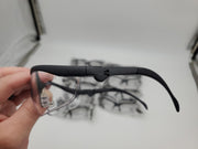 MCR KD310 Safety Glasses Klondike Plus Ratchet Black Frame Clear Lenses 10 Pairs 4