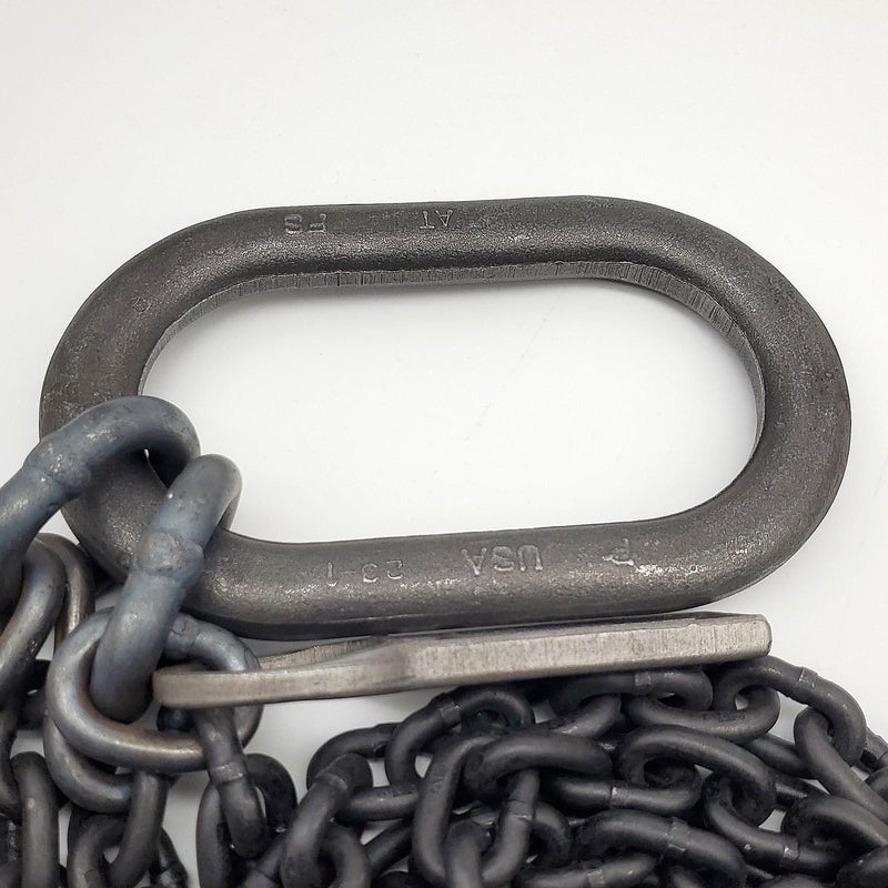 Lift-All 932QOSW10X8 4 Chain Sling 8ft Long 9/32" Grade 100 Links 11,200lb 6