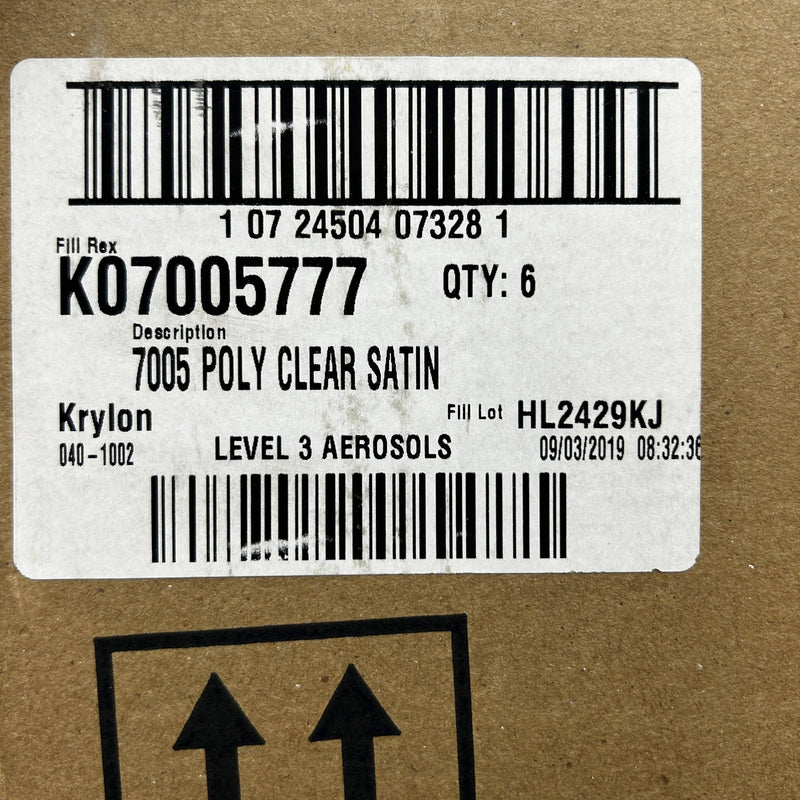 Krylon K07005777 Clear Polyurethane Spray Gloss Finish 11oz Can 6pk/Case