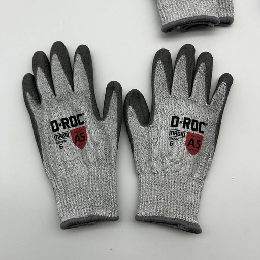 Magid D-Roc GPD590 Chemical and Cut Resistant Glove Size 6 XS Poly Palm 6 Pairs 2