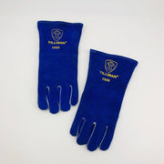 Tillman 1080 Stick Welding Welders Glove Size Large Blue Leather Cotton 1 Pair 10