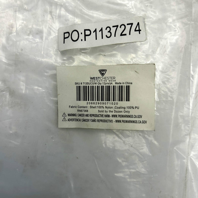 West Chester PosiGrip 713SUCG Cut Resistant Gloves Medium 13 Gauge Nylon 12pairs 3