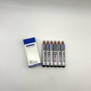 Dykem 26023 Dalo Metal Marker Red Medium Steel Ball Tip Industrial Pack of 6 7