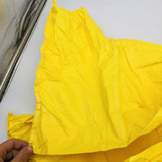 Dupont Tychem 2000 Hazmat Coverall Suit 3XL Hooded Yellow QC122BYL3X001200 1pk 6