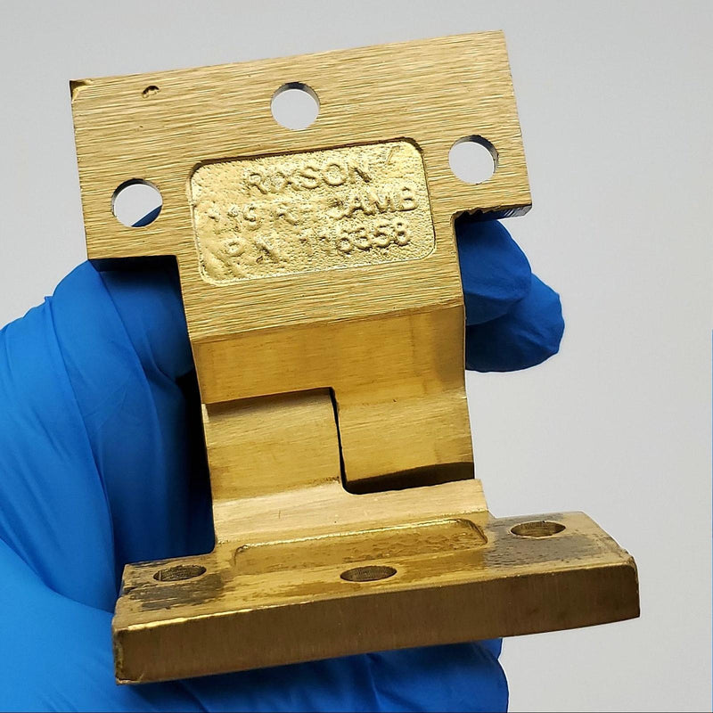 Rixson Intermediate Pivot 119 3/4" Offset Satin Brass RH Full Mortise Right Hand 4