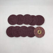 3M Scotch Brite Roloc 60348 Sanding Disc Quick Chnge 4-1/2 x NH Lt Grinding 10pk 9