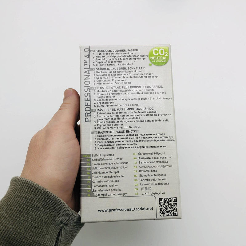 Trodat 5430 Pro 4.0 Self Inking Ink Stamp Rejected Date Oct 29 2021 ENGL.A 4