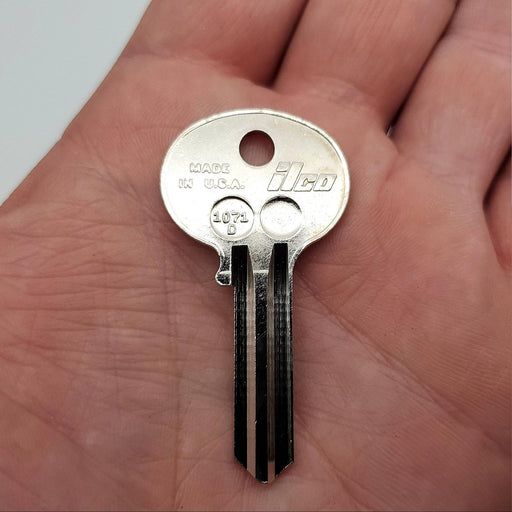 10x Ilco 1071D / 21B Padlock Key Blanks fits Some Wilson Bohannon Locks 5 Pin 1