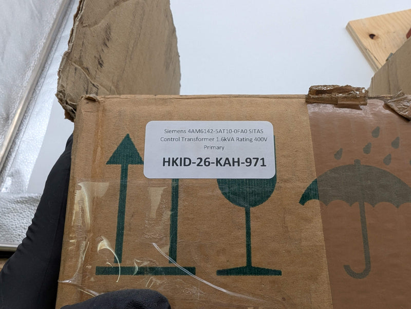 Siemens 4AM6142-5AT10-0FA0 SITAS Control Transformer 1.6kVA Rating 400V Primary