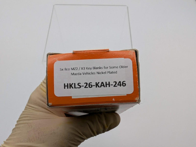 5x Ilco MZ2 / X3 Key Blanks for Some Older Mazda Vehicles Nickel Plated 3