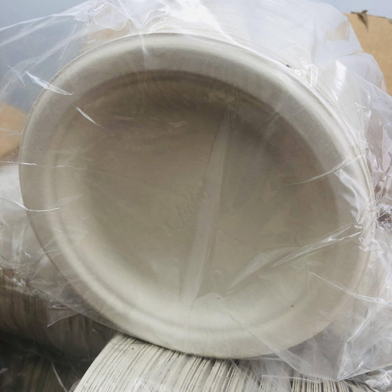 Chinet Paper Pro 25774 Round Plate 6" Dia Molded Fiber Dessert 1000pk/Carton 5