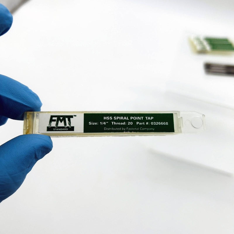 FMT Standard 0326668 Spiral Point Tap 1/4"-20 HSS 2 Flute Bright Finish Lot of 4