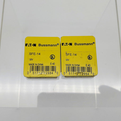 Bussmann SFE-14 Fuses 14A 32V Fast Acting Single Element Pack of 10 1