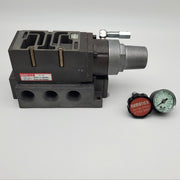 Numatics 555RS131J Regulator Valve 10 - 130PSI Plug-In Side Port Common Exhaust 1