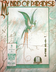 1915 My Bird Of Paradise Sheet Music Irving Berlin Honolulu Girl Blossom Seeley 1