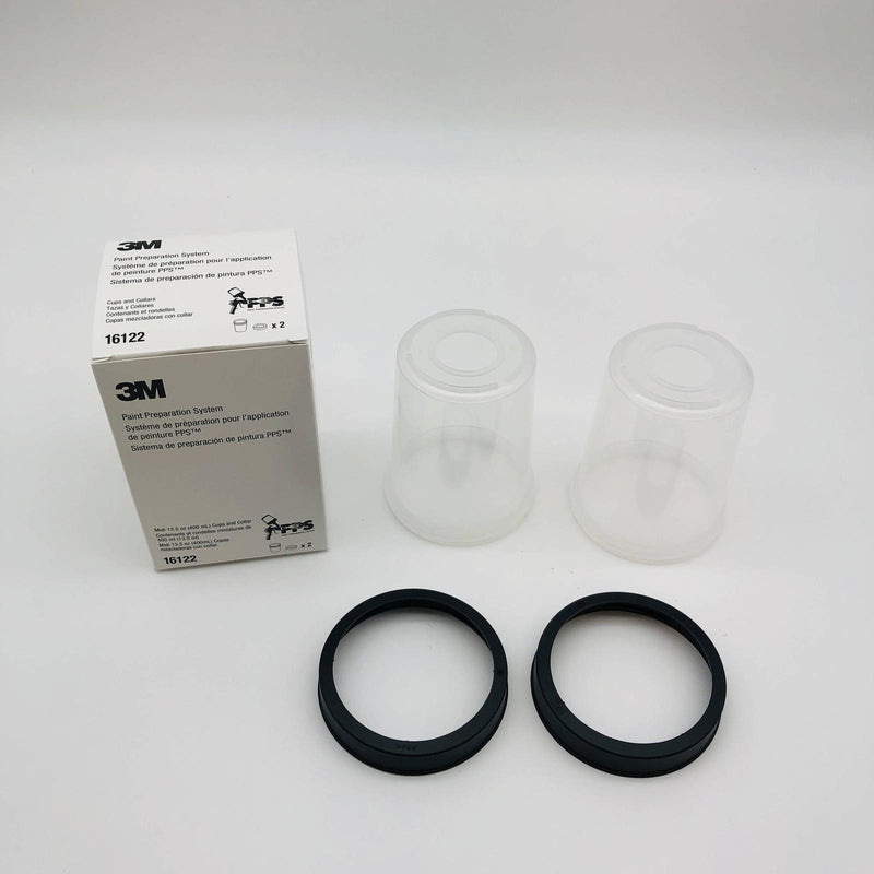 3M PPS 16122 Cup and Collar Midi 13.5oz for Paint Preparation System 1 Box of 2 7