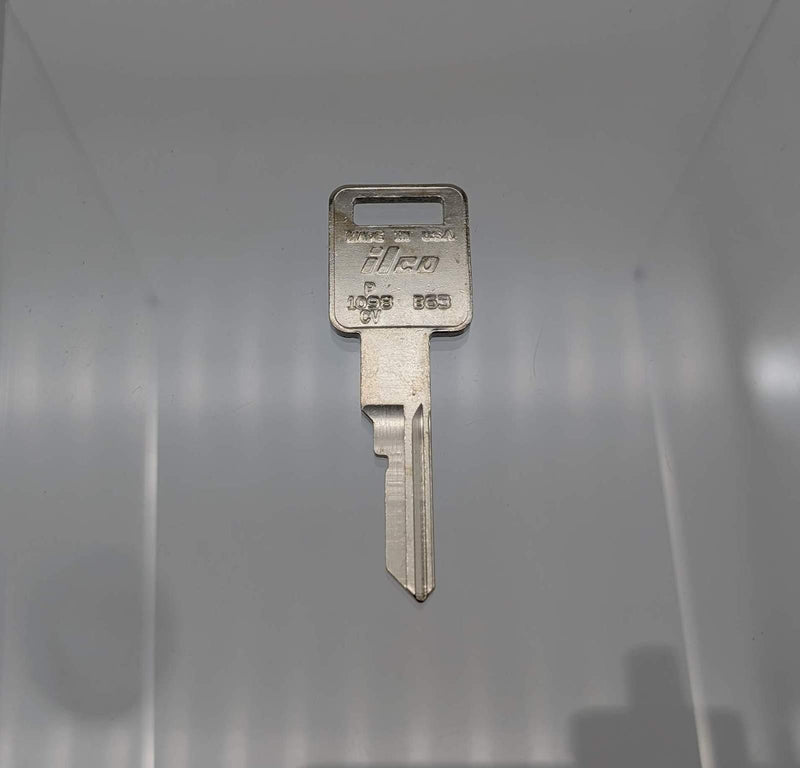 5x Ilco B63 Key Blanks Fits 1987-1990 Chevy Beretta & 1987-1990 Chevy Corsica 1