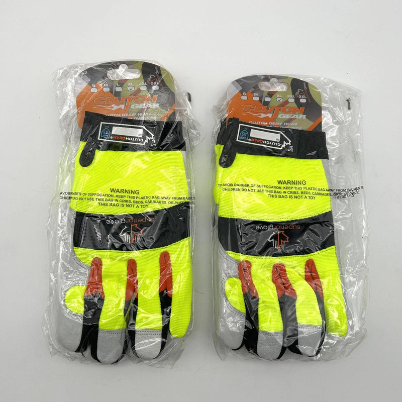 Superior MXGKGHV Leather Glove Size XL Goatskin Cut Lvl 5 Hi Visibility 2 Pairs 10