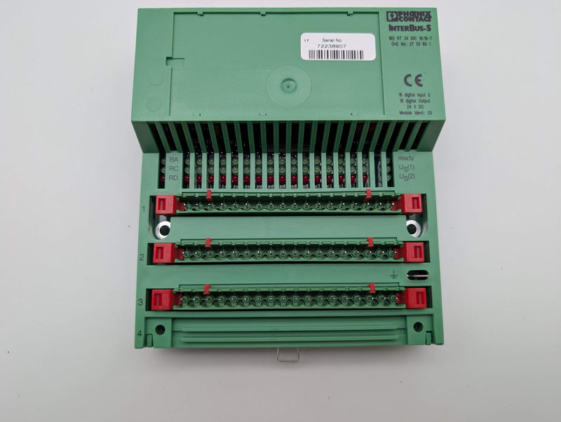 Phoenix Contact IBS-RT-24-DIO-16/16-T Interbus RT Digital 16 Port I/O Module