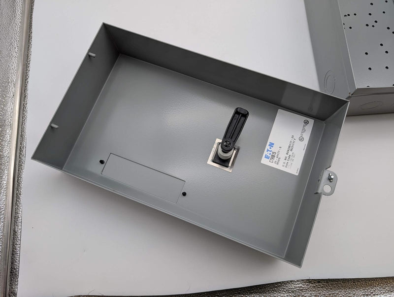 Eaton C799B15 Wall Mount Enclosure Custom 12.5" Length 7.5" Width 6" Height