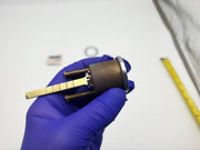 Arrow Rim Cylinder Lock 3-1/2" Length Satin Chrome US26D RC 62 USA Made NOS 5