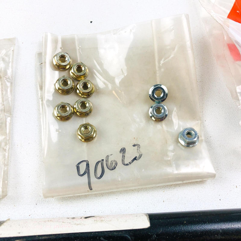 Snapper 90623 Hex Flange Lock Nut 10-24 OEM NOS Replaced by 703917 Plated Brass 6