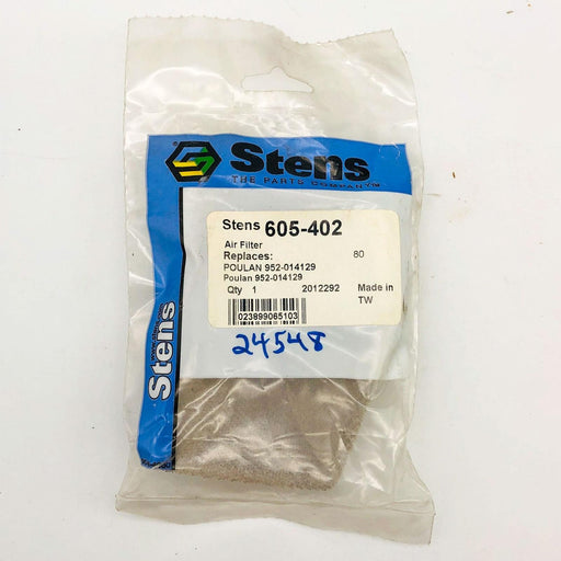 Stens 605-402 Air Filter for Chainsaw New NOS Fits Poulan 952014129 1