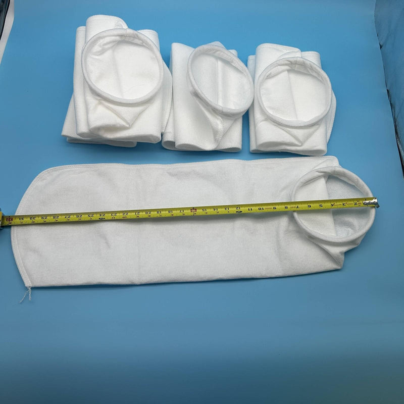 5pk Liquid Filter Sock Bag 50 Micron 7" x 32" Sewn Water Liquid Diesel Oil Dust