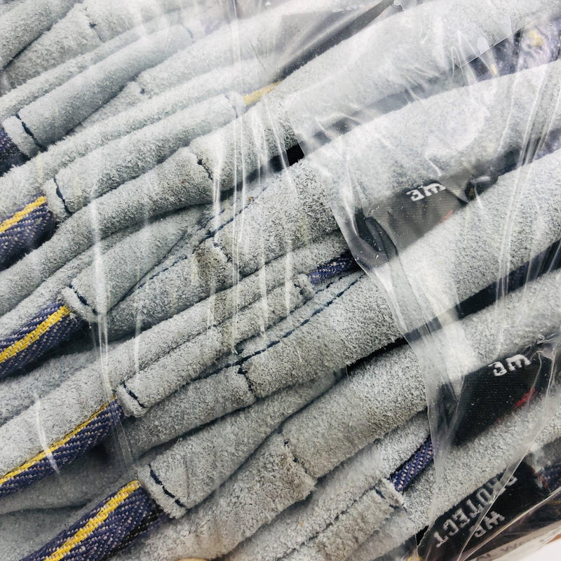 MCR Safety 1400 Split Leather Palm Work Gloves Size XL Safety Cuff 2.5"L 12 Pair 8