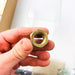 Yazoo 1401-206 Lock Nut 5/8" For Red Rider YR30 Blade Cutter OEM NOS Platd Brass 6