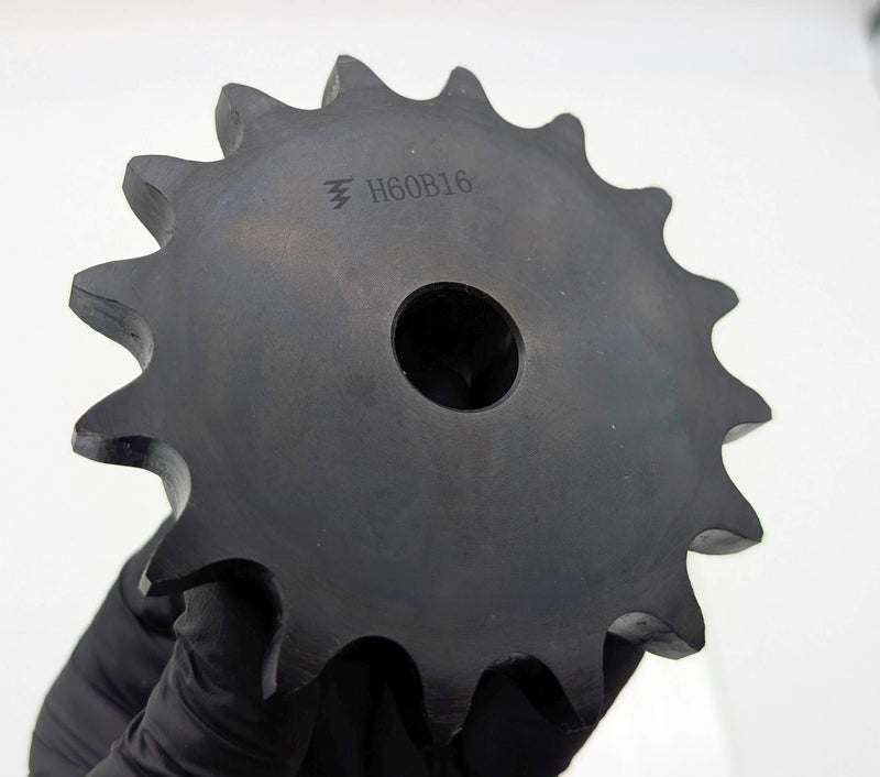 Tsubaki H60B16 3/4 #60 Roller Chain Sprocket 3/4" Pitch 16 Teeth 3/4" Bore
