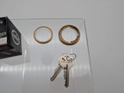 Kwikset Mortise Lock Cylinder 1-1/8" Length Satin Bronze 5 Pin Keyed Diff No 360 4