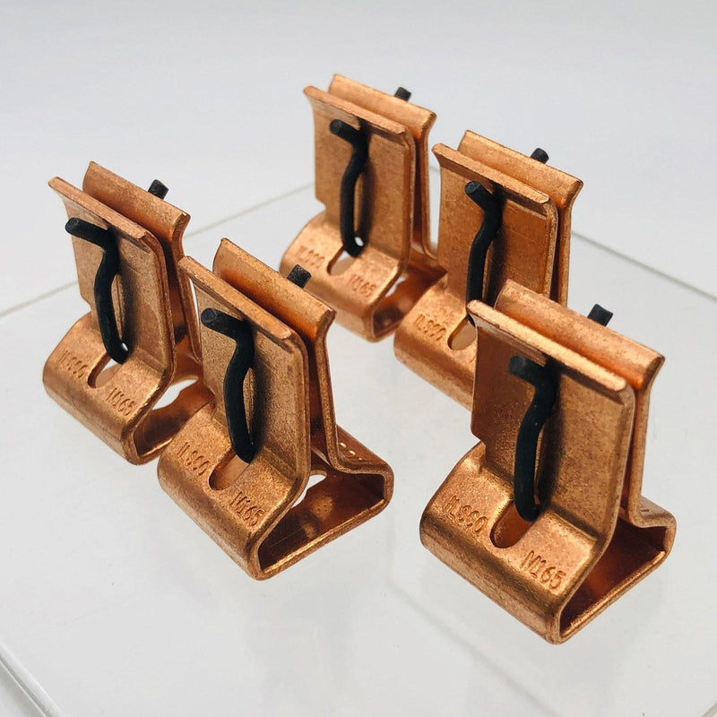 5x Ilsco M-165 Fuse Clip 100 Amps 250-600 Volts Copper 1