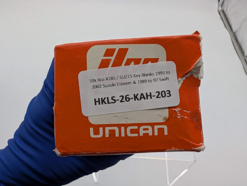 10x Ilco X185 / SUZ15 Key Blanks 1995 to 2002 Suzuki Esteem & 1989 to 97 Swift 3