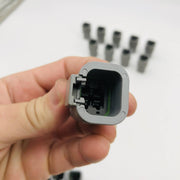 TE Connectivity DTP04-4P Receptacle Connector 4 Pin Grey Wire to Wire Pack of 10 5