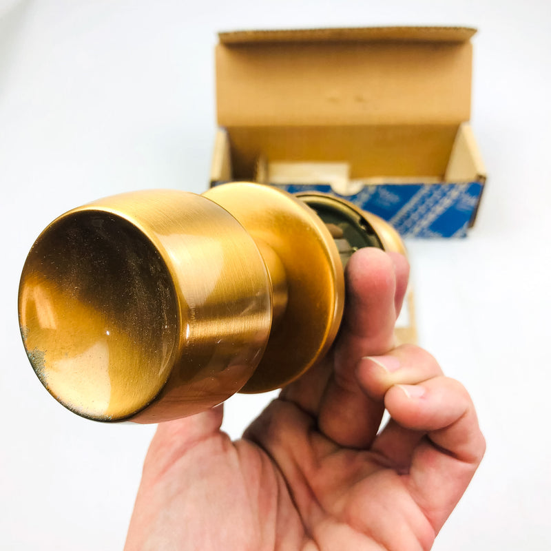 Yale Passage Closet Door Knob 5401 Brandywine US10 Satin Bronze New No Latch 8