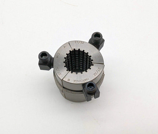 Hardinge M12 27/32" Round Serrated Collet Pads 3-Segment for M12 Collet 1