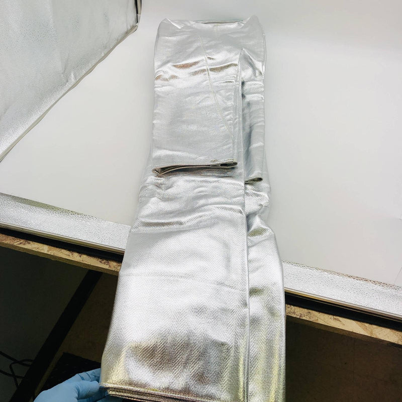 Steel Grip ACK 1136-50 Aluminized Coat 2XL Carbon Aramid 50" L FR Lining Welding 5