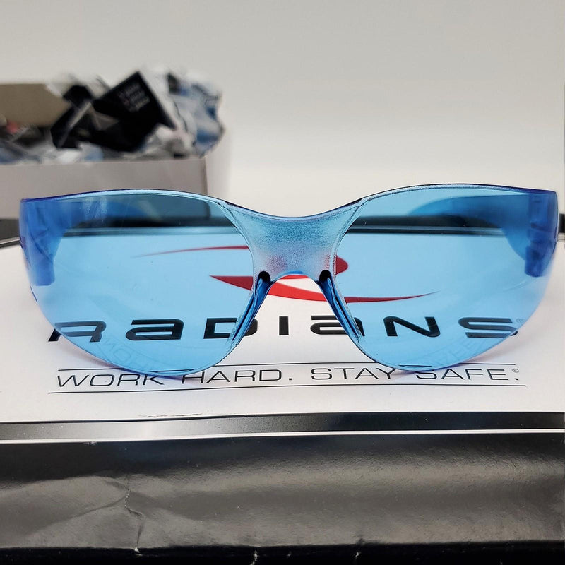 Radians Safety Glasses Light Blue Wraparound 1 Size Fits MR01B01D Mirage 1