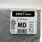 Dupont Tychem 6000 F Gown Size Medium PL50 Cat III Gray TFPL50TGYMD002500 1ct 2