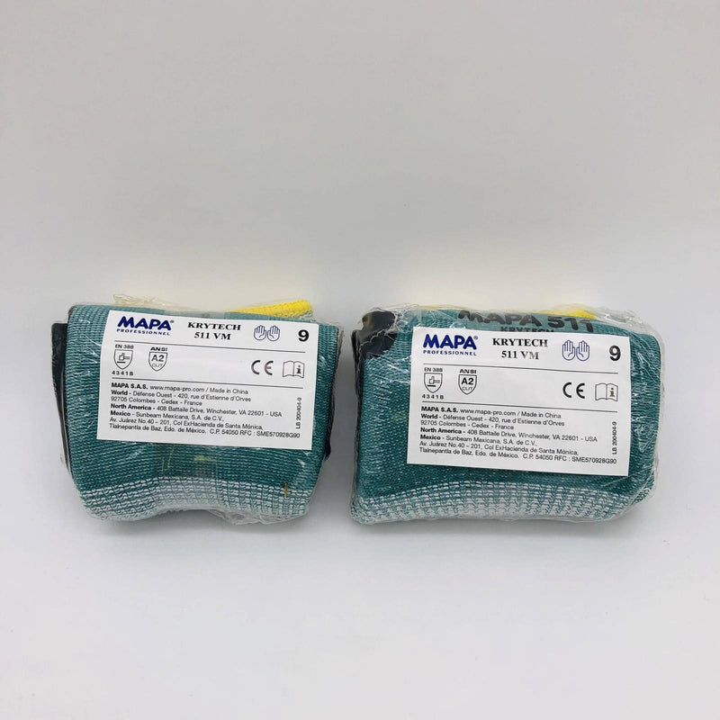 Mapa 34511009 Work Gloves Size 9 L Cut Resistant A2 Nitrile Coated HDPE 2 Pair 6