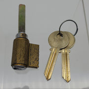 Yale 1802 Lock Cylinder Satin Chrome LB Keyway 6 Pin 0 Bitted Key in Knob 2