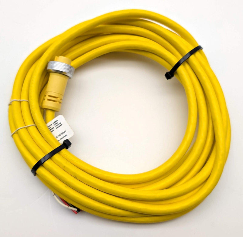 Mencom MIN-8FPX-20 Mini Cable Size II 8 Pin Female 20ft Yellow PVC 5A 1