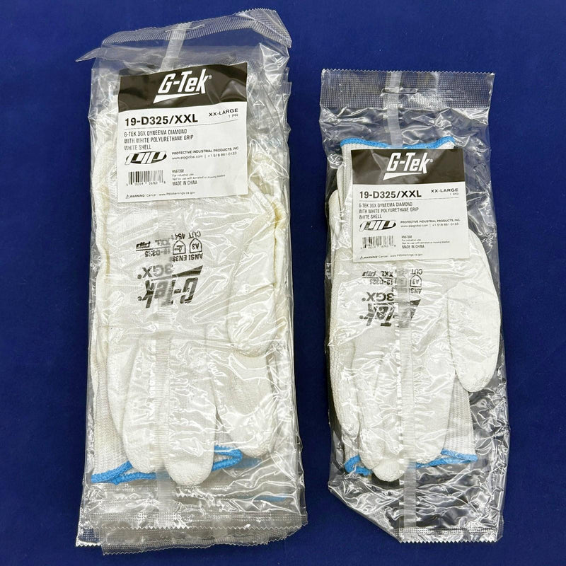 G-Tek 19-D325 Cut Resistant Glove XX-Large 2XL White 3GX Dyneema Diamond 9 Prs 1