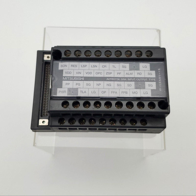 Mitsubishi A6TBXY36 PLC Terminal Block Positive Common Input Sink Input Output 1